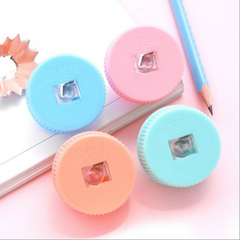 2pcs Creative Pencil Sharpener Capsule Cap Manual Sharpener Student Stati.l8