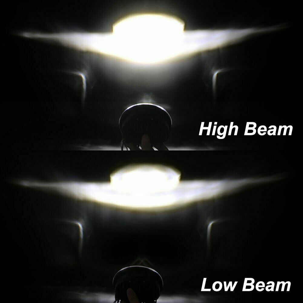 Brightest 5-3/4" 5.75" inch LED Projector Headlight DRL for Motorcycle Motor