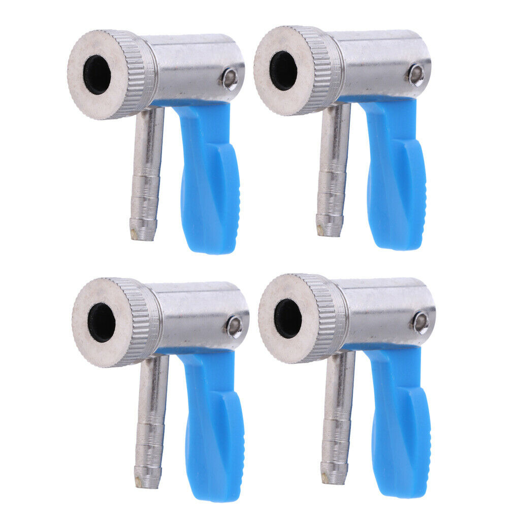 4pcs Valve Air Pump Tire Inflator Connector Valve plating 6MM/8MM Parts