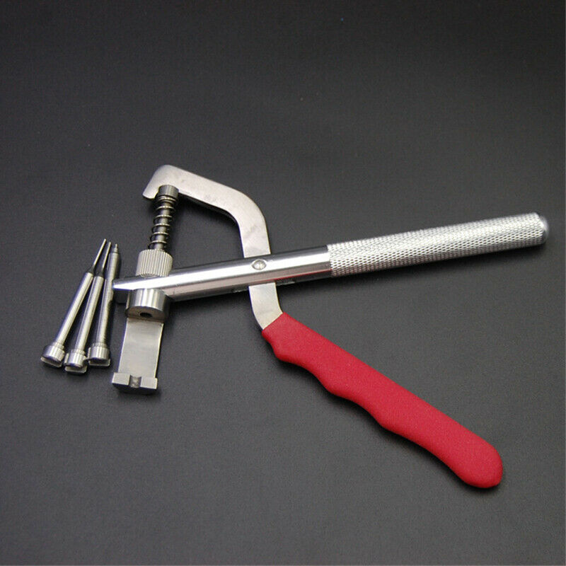 Professional Car Key Blade Pin Disassembling Clamp Lock Tool Plier +3Pcs Pins