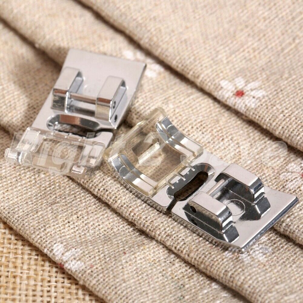 35mm*17mm Transparent Standard Presser Foot For Janome Brother Sewing Machine