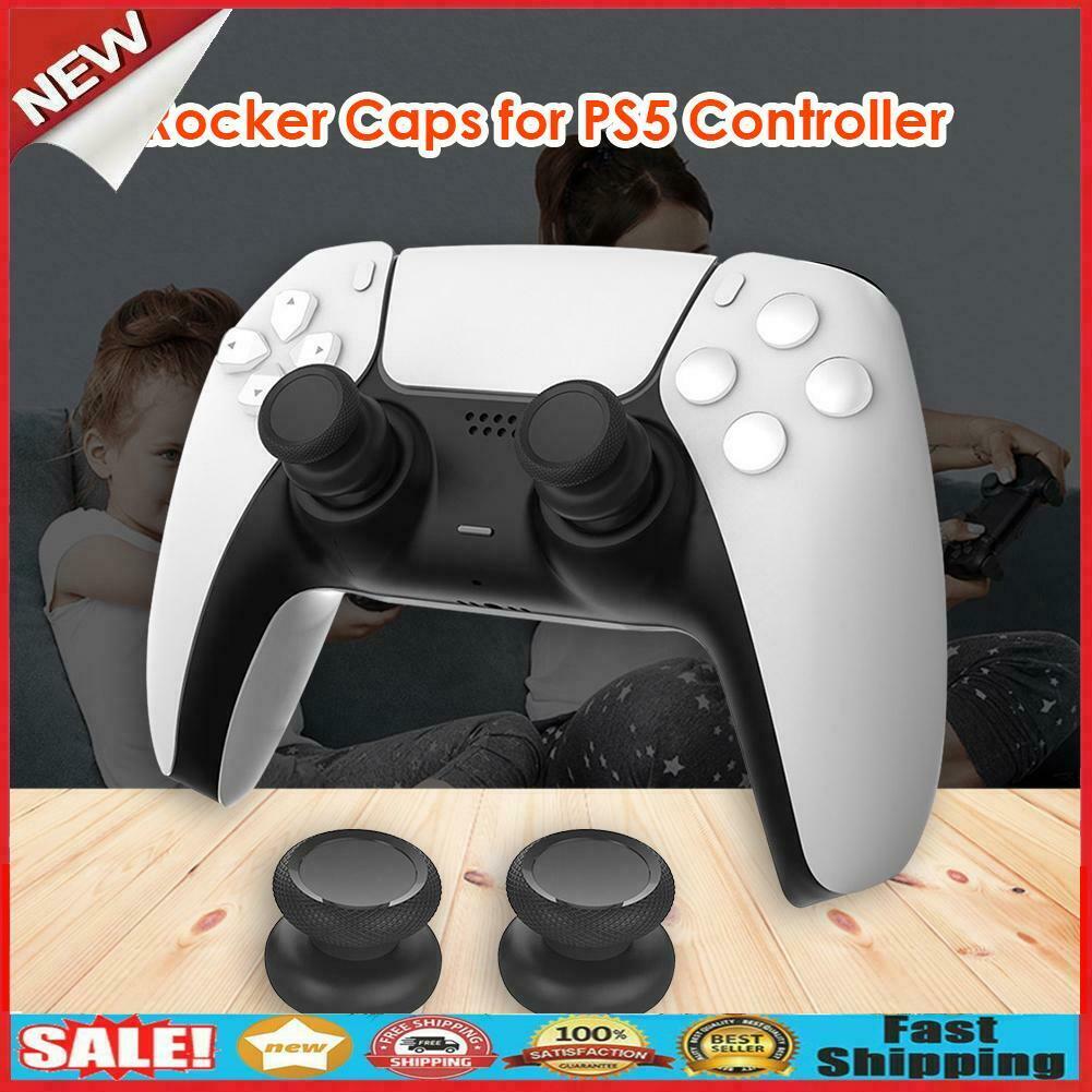 Raised Thumb Grips for PS5 Controller Silicone Thumbstick Cap for DualSense @