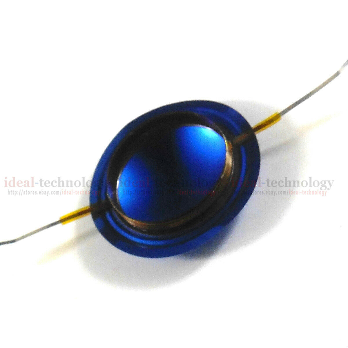 2pcs 34.4MM Voice Coil Blue Titanium Film 34.5 Core Horn Tweeter Diaphragm