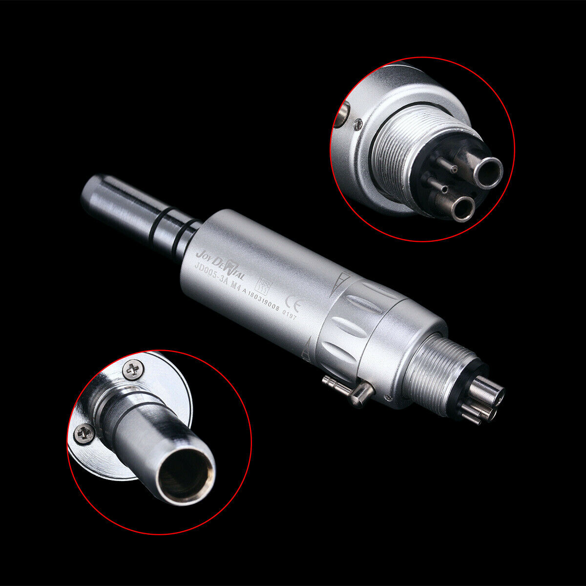 1 PC NSK Style Dental 2 Holes Low Speed Handpiece E-type Air Motor EX-203C M4S