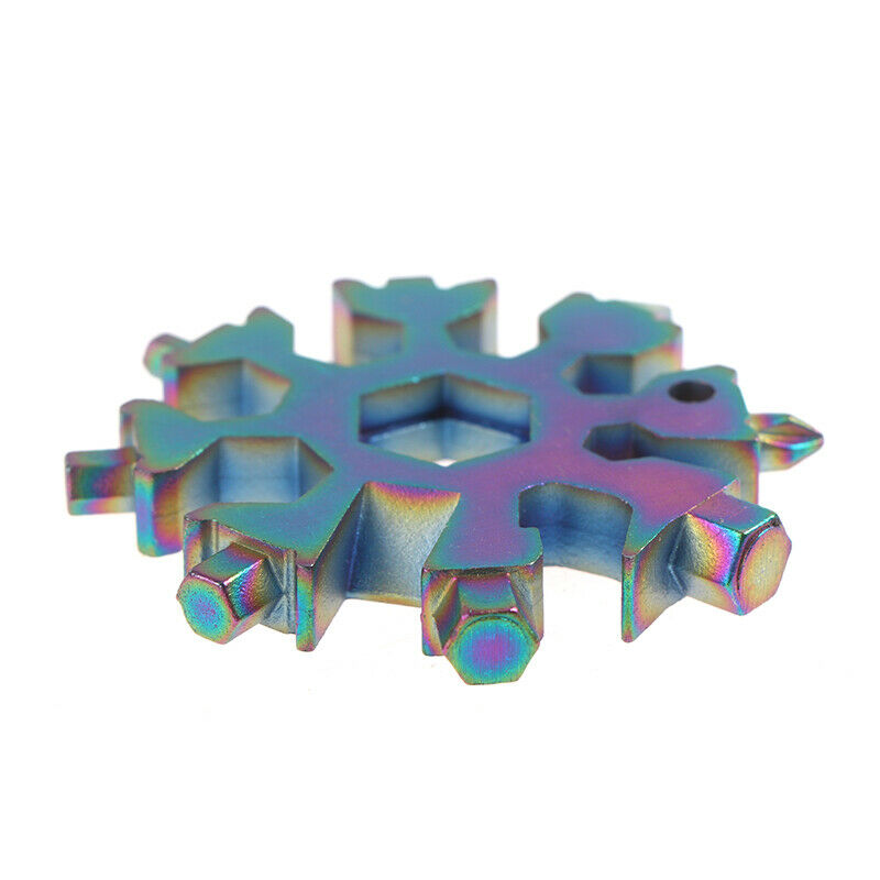 18-in-1 Snowflake Wrench Tool Card Mini Wrench Universal Set Screwdriver^P1 TL