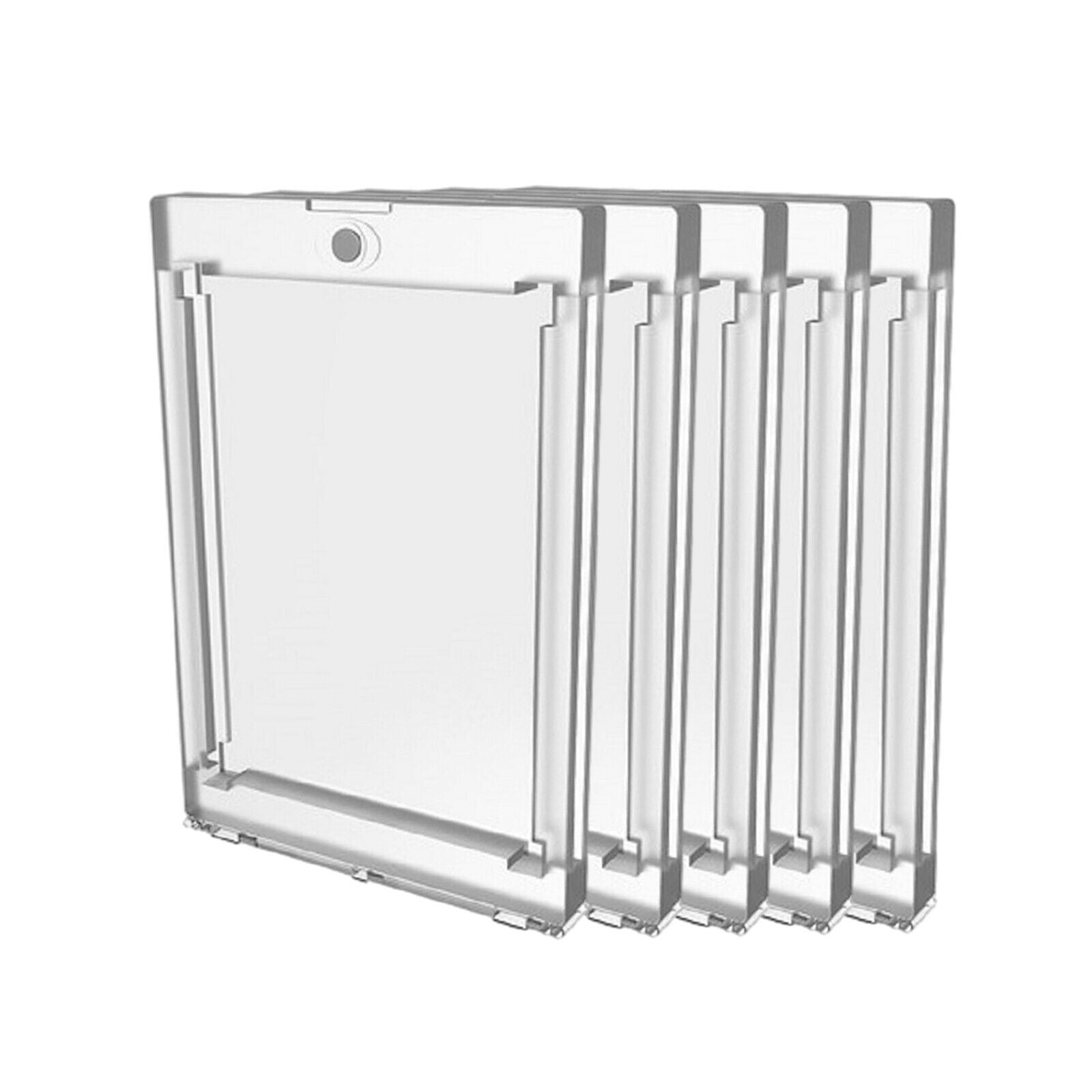 Pack of 5 Card Holder Transparent Sheets Individual for Basketball Storage