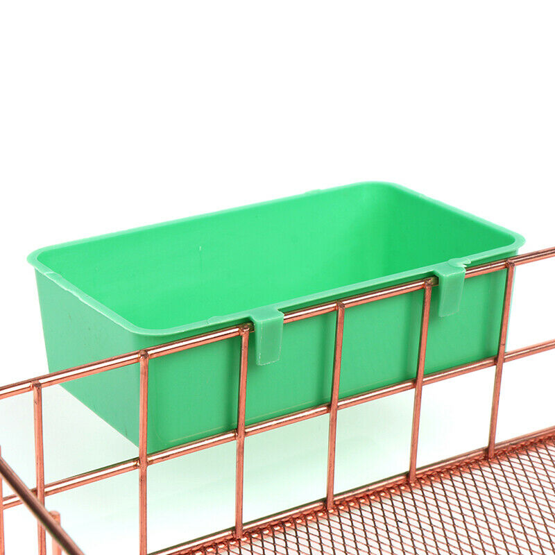5pcs Multifunction Food Tray Parrot Bathtub Animal Cage Standing Wash Sho.l8