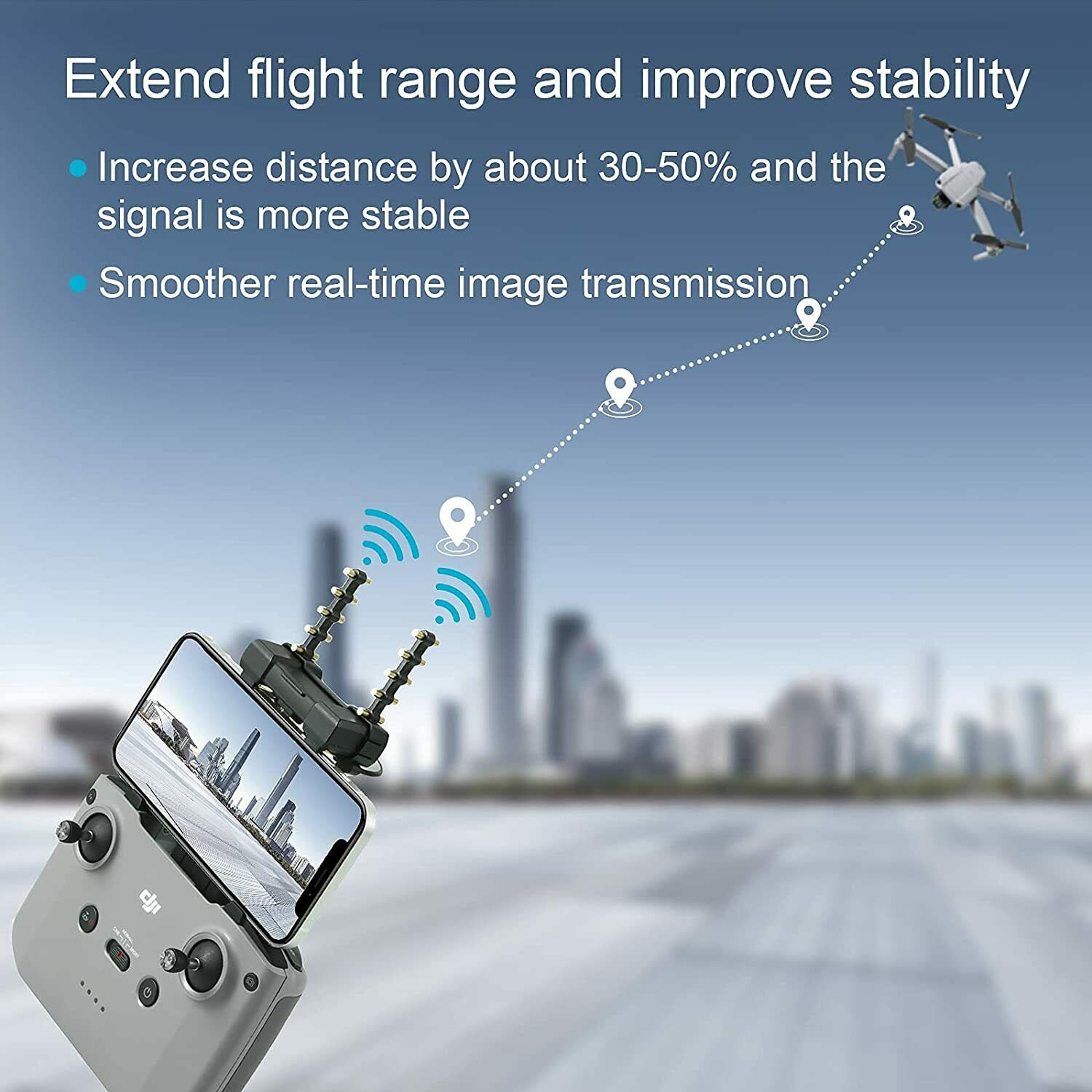 Signal Booster Range Extender 5.8Ghz  Antenna for DJI Mini 2/Mavic Air 2 Air 2S