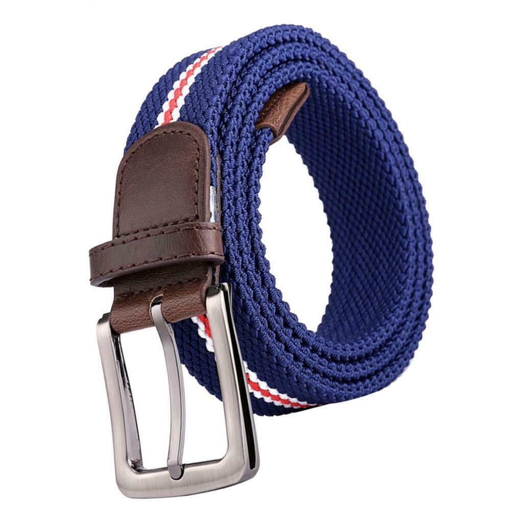 Casual Knitted Canvas Belt Outdoor Web Belt Work Military Sports Waistband