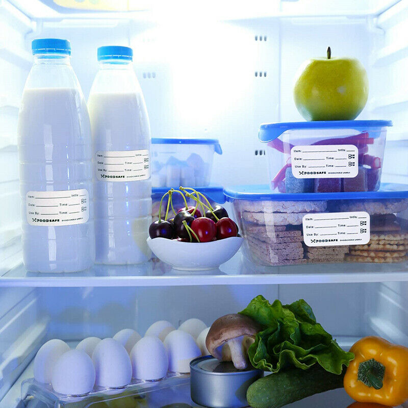 300Pcs/roll Food Safe Labels Kitchen Storage Freezer Stickers Reusable Contai KX