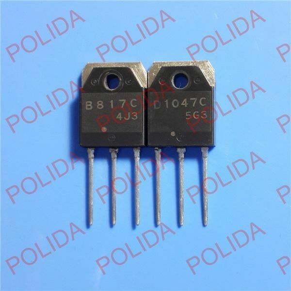 1pairs OR 2PCS Transistor TO-3P 2SB817C/2SD1047C 2SB817/2SD1047 B817C/D1047C