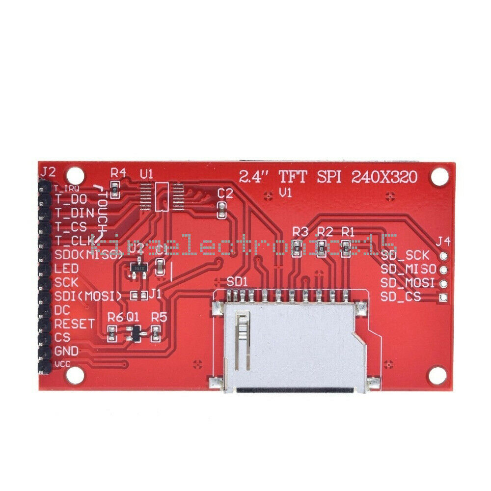 5V/3.3V 240x320 2.4" SPI TFT LCD Panel Serial Port Module with PCB ILI9341 NEW
