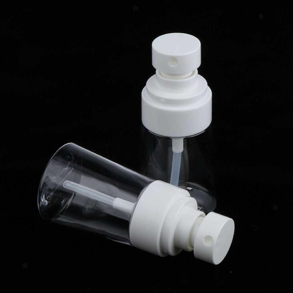 2 Travel Refillable Fine Mist Perfume Atomizer Pump Spray Empty Bottle 30ml