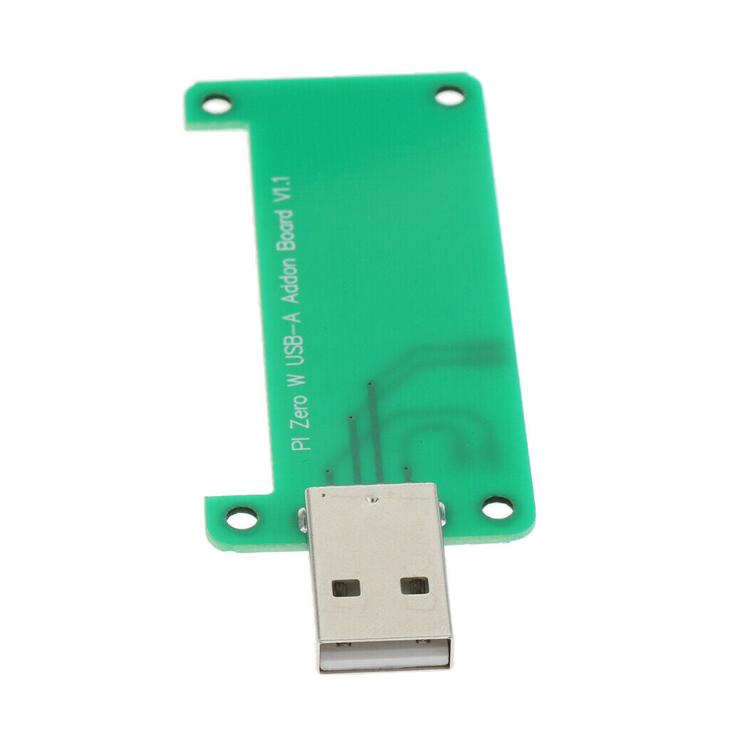 Raspberry Pi Zero W USB-A Addon Board with Protective Acrylic Clear Case