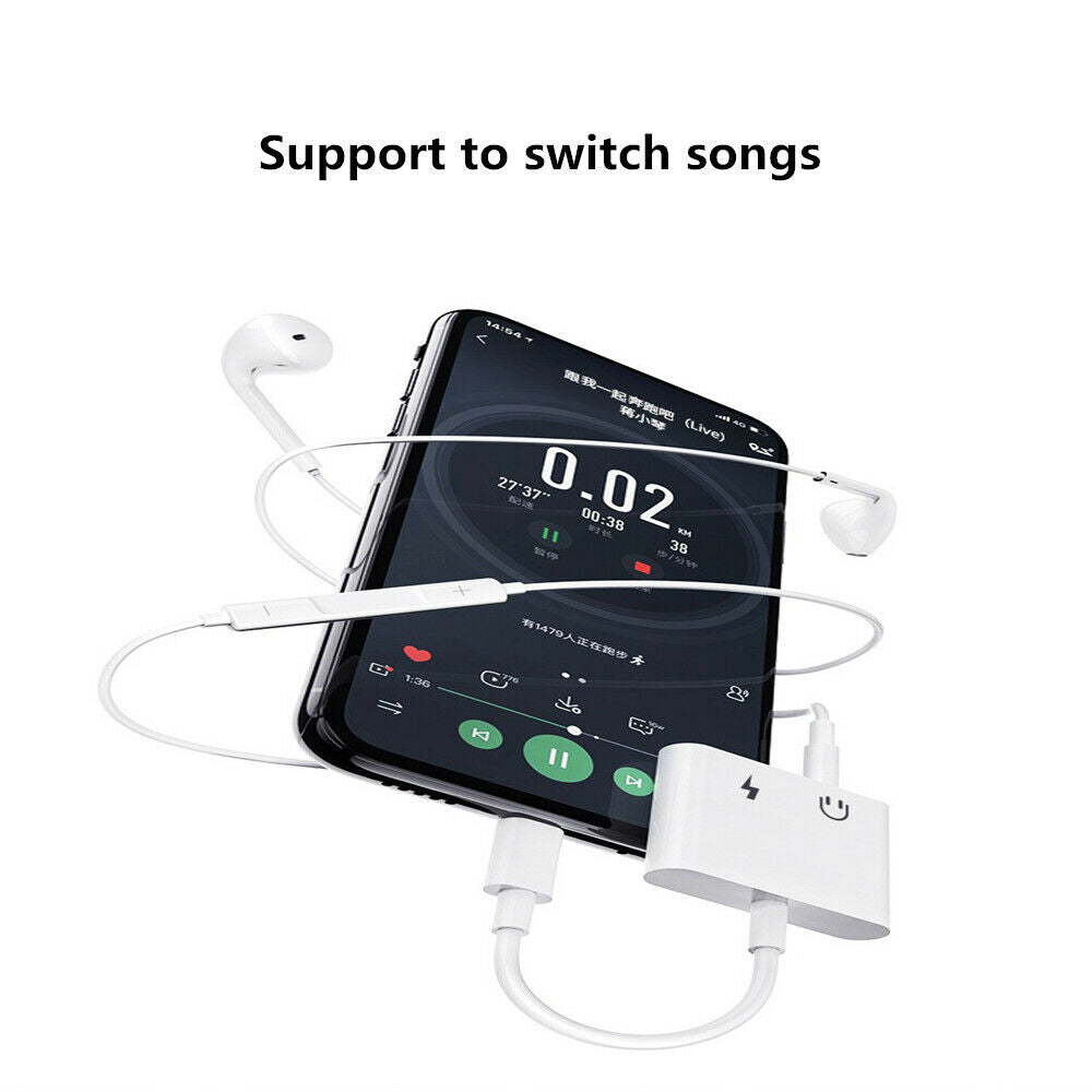 USB Type-C To 3.5mm Jack AUX Splitter Converter Adapter Headphone Audio Cable