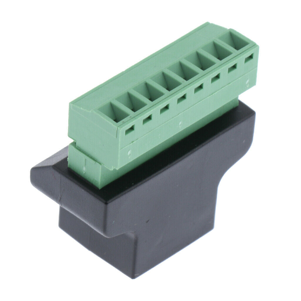 Ethernet  Female to 8 Pin CCTV Digital DVR Adapter Connector
