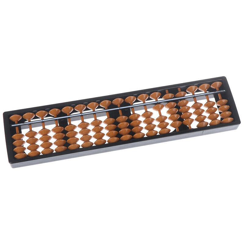 1Pc Kids 17 Digits Rods Standard Abacus Maths Calculating Tool Educational To;BD