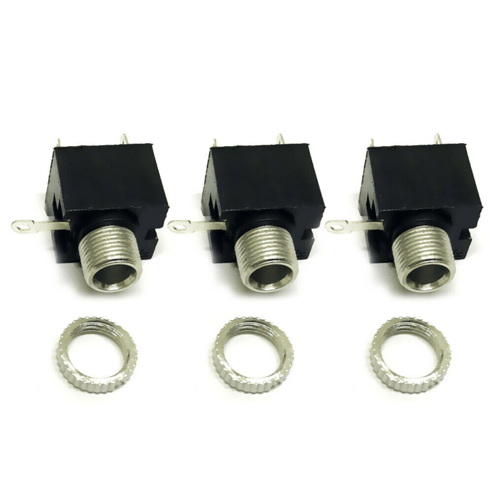 10Pcs PJ-301M 3.5mm 3 Pin DIP Female Audio Connector Headphone Jack Socket Mono