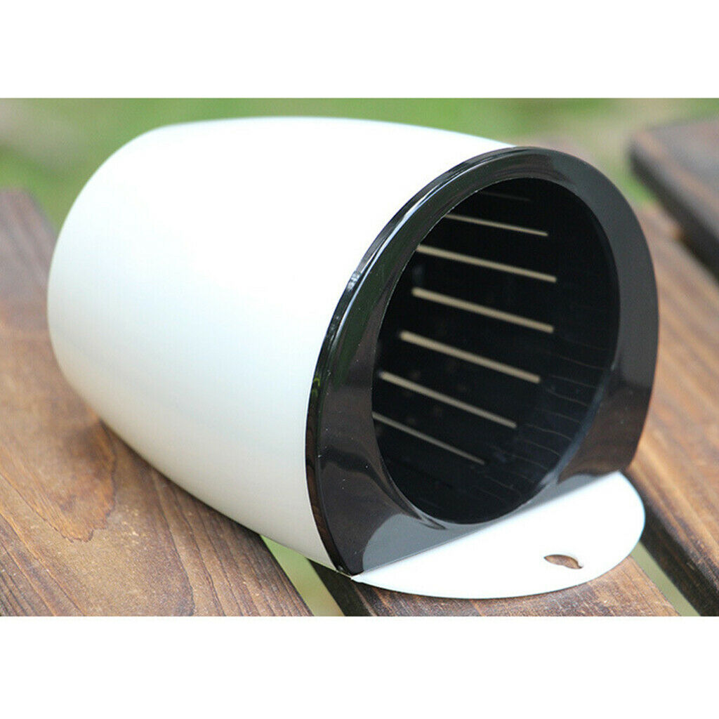 6 lot White Self-watering Wall Hanging Flower Pot Vase f/ House Garden Decor