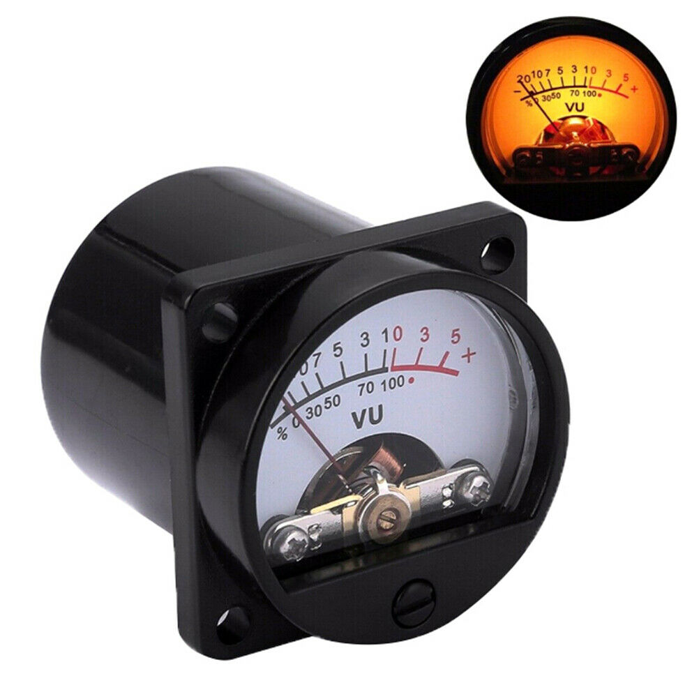 6-12V panel VU meter bulb warm back light recording audio level amp metec7B SJ