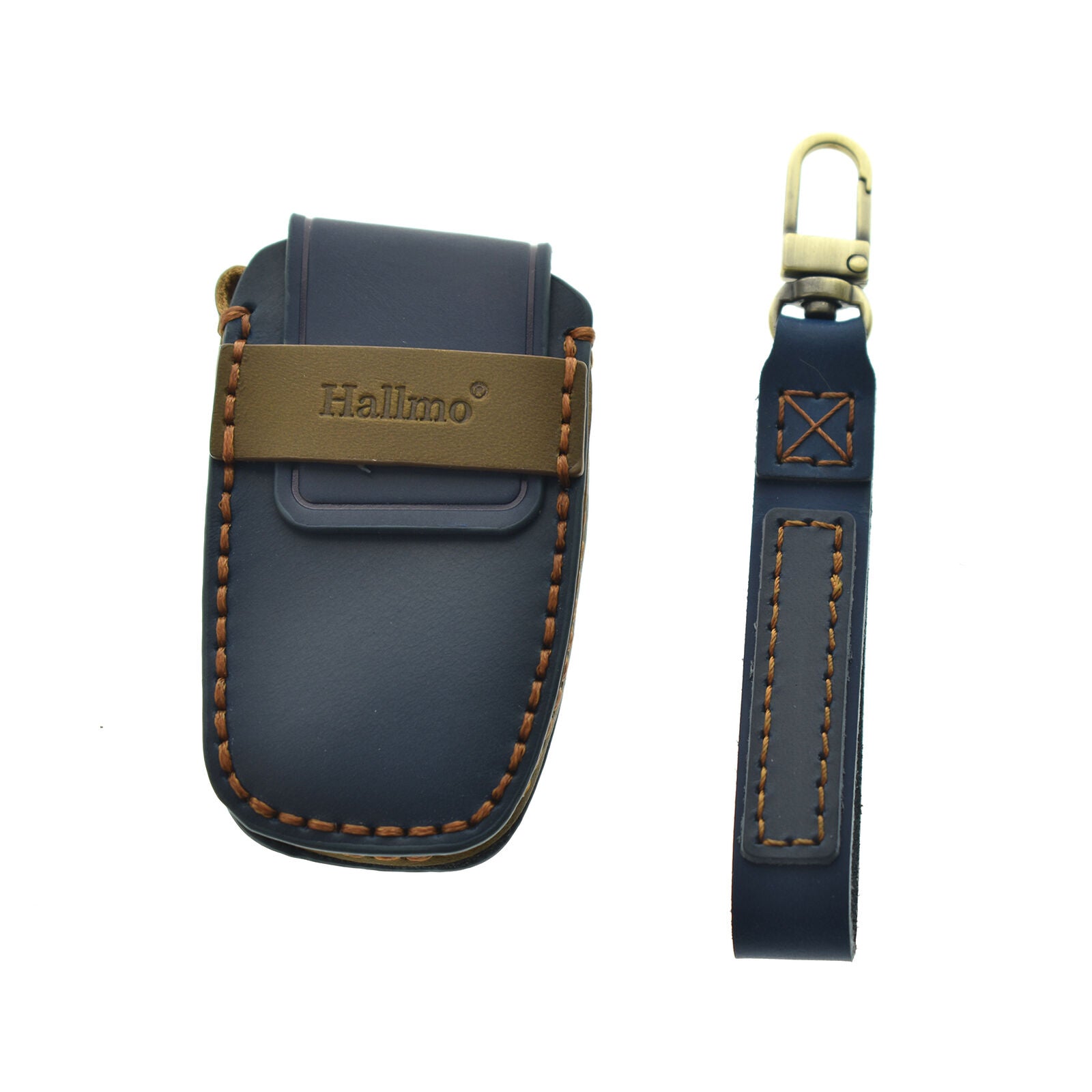 Leather Car Smart Key Shell Fob Case Chain For BMW X1 3 5 Series F10 F20 F30 F40