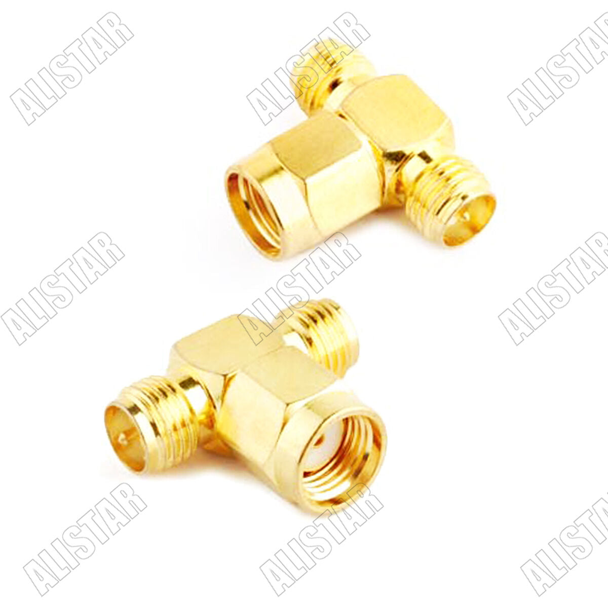 1 Piece of Adapter SMA Splitter / Joiner 3 WAY ADAPTER 2x RP SMA female to male