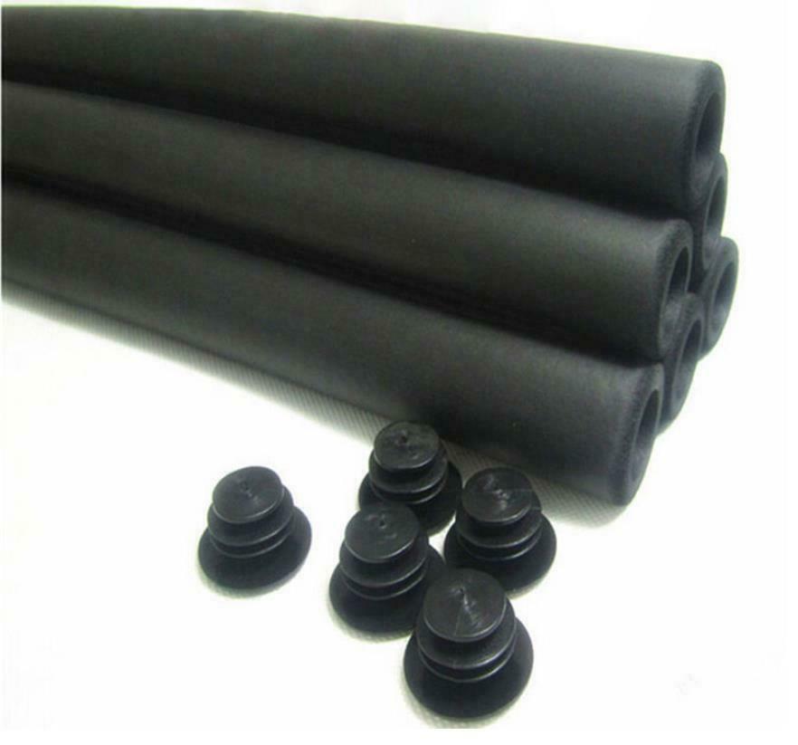 2pcs Bicycle Cycling Bike MTB Soft Rough Black Tube Foam Rubber Handlebar Grips