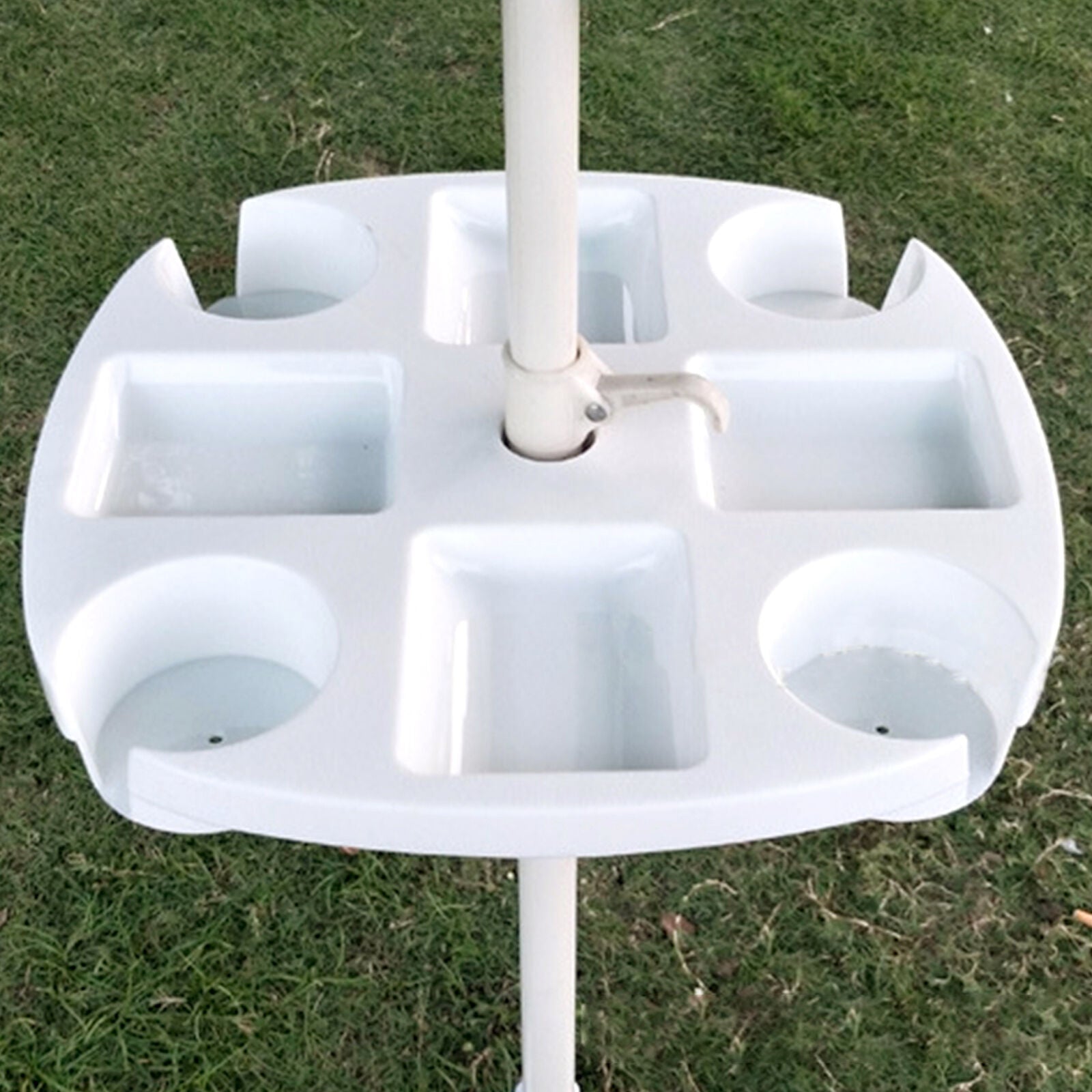 Patio Table Tray Solid Holding Foods Easily Install Versatile for Swimming Pool