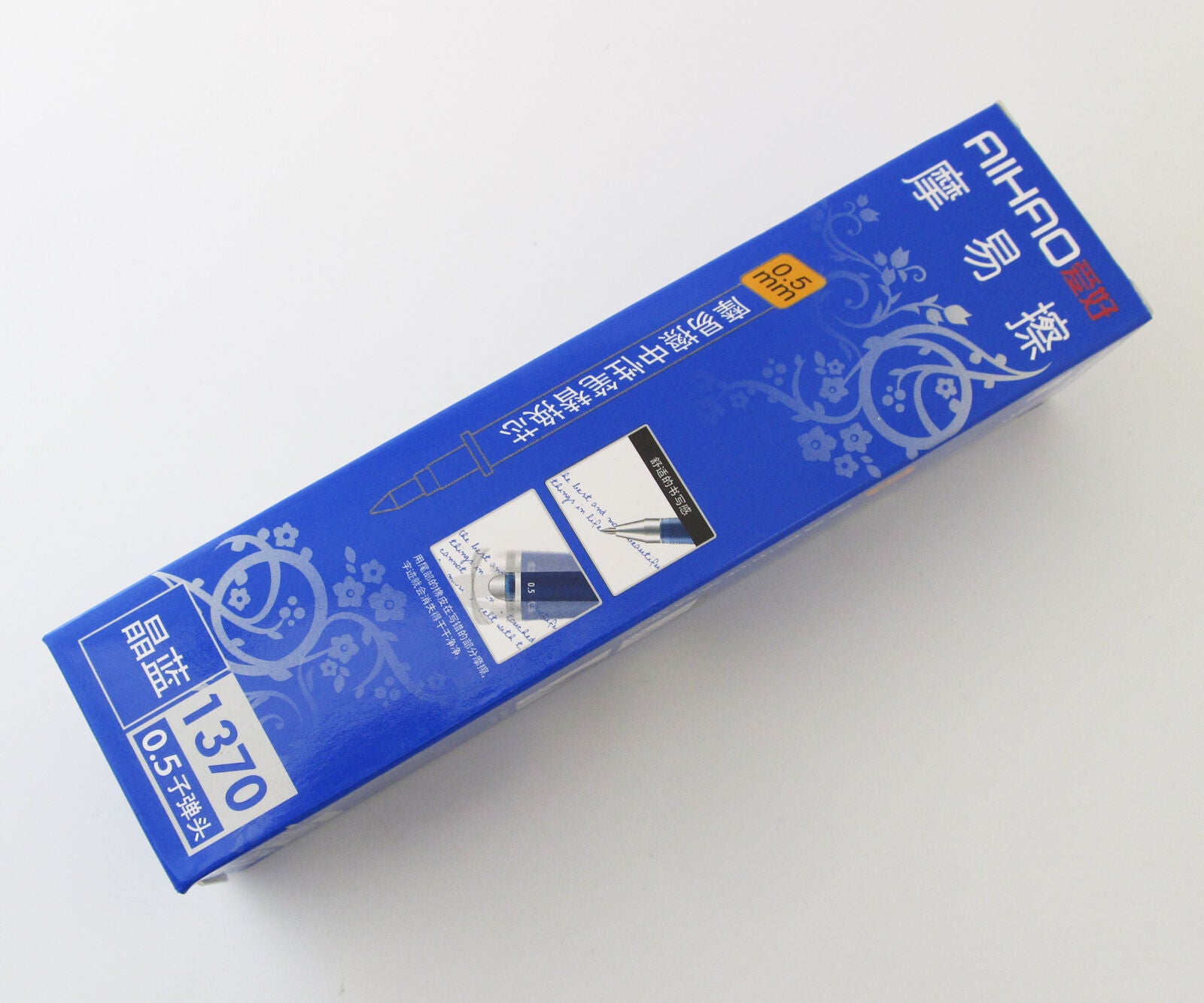 20x AIHAO 1370 0.5mm Erasable Remove by friction GEL Ink Bullet Tip Refills Blue
