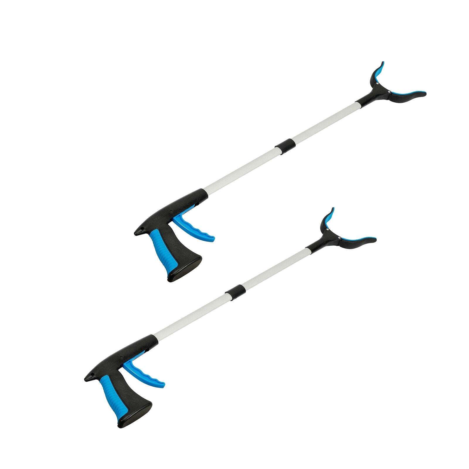 2Pcs 32" Folding Handy Garbage Grabber Reacher Tool Litter Picker Gripper