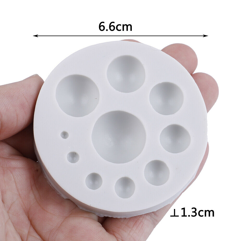 Round cake mold soap mold silicone baking mould for candy chocolate ice l.l8