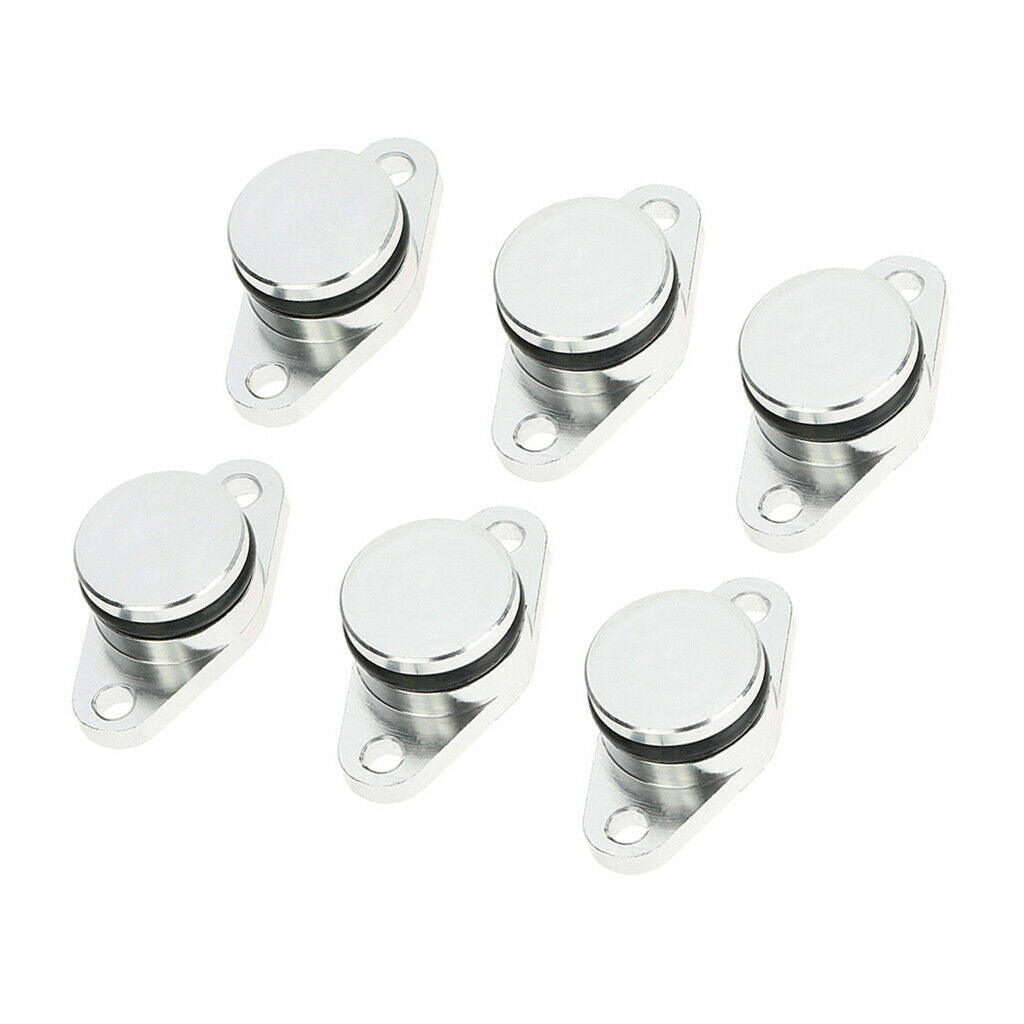 6 Pieces 22mm Swirl Flap Blanking Bungs Gasket Kit for BMW E57 E39 E38 E53