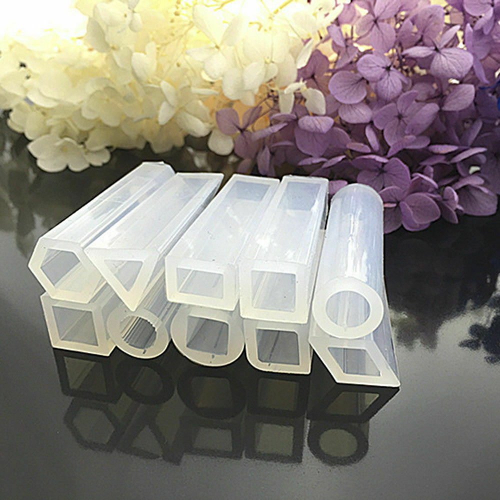 7Pcs DIY Silicone Gemme Perles Pendentif Moule RÃ©sine Making Outil Bijoux Formes