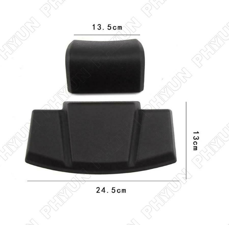 Universal Motorcycle Passenger Backrest Mat Back Topcase Pad Rear Saddlebag Soft