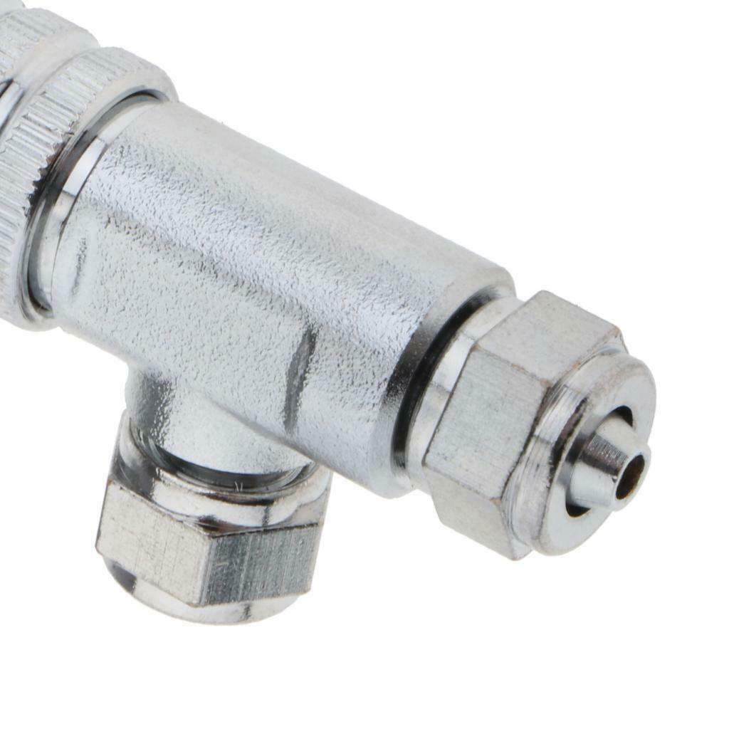 2 Pcs Two Way Aluminum Precise CO2 Needle Valve Regulator for Aquarium Tank