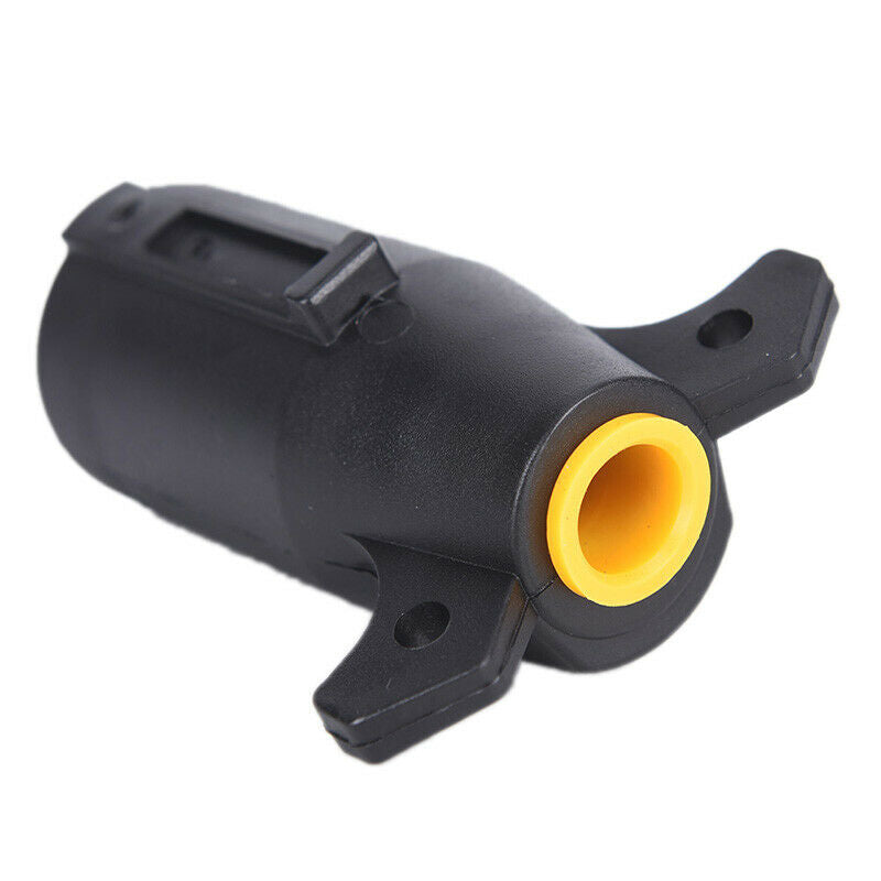 7Pin 7 Way Round Trailer Connector Male And Female RV Light Plug Adapter  HsBDD
