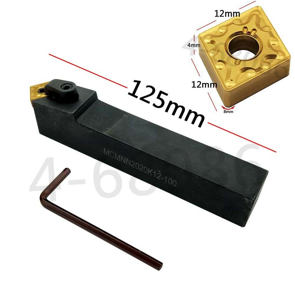 MCMNN2020K12-100 20×125mm lathe turning tool holder + CNMG432-MA BP010 inserts