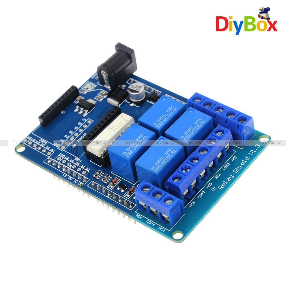 70W 4 Channel V1.3 Relay Module Shield UNO R3 XBEE 315 433MHz RF for Arduino