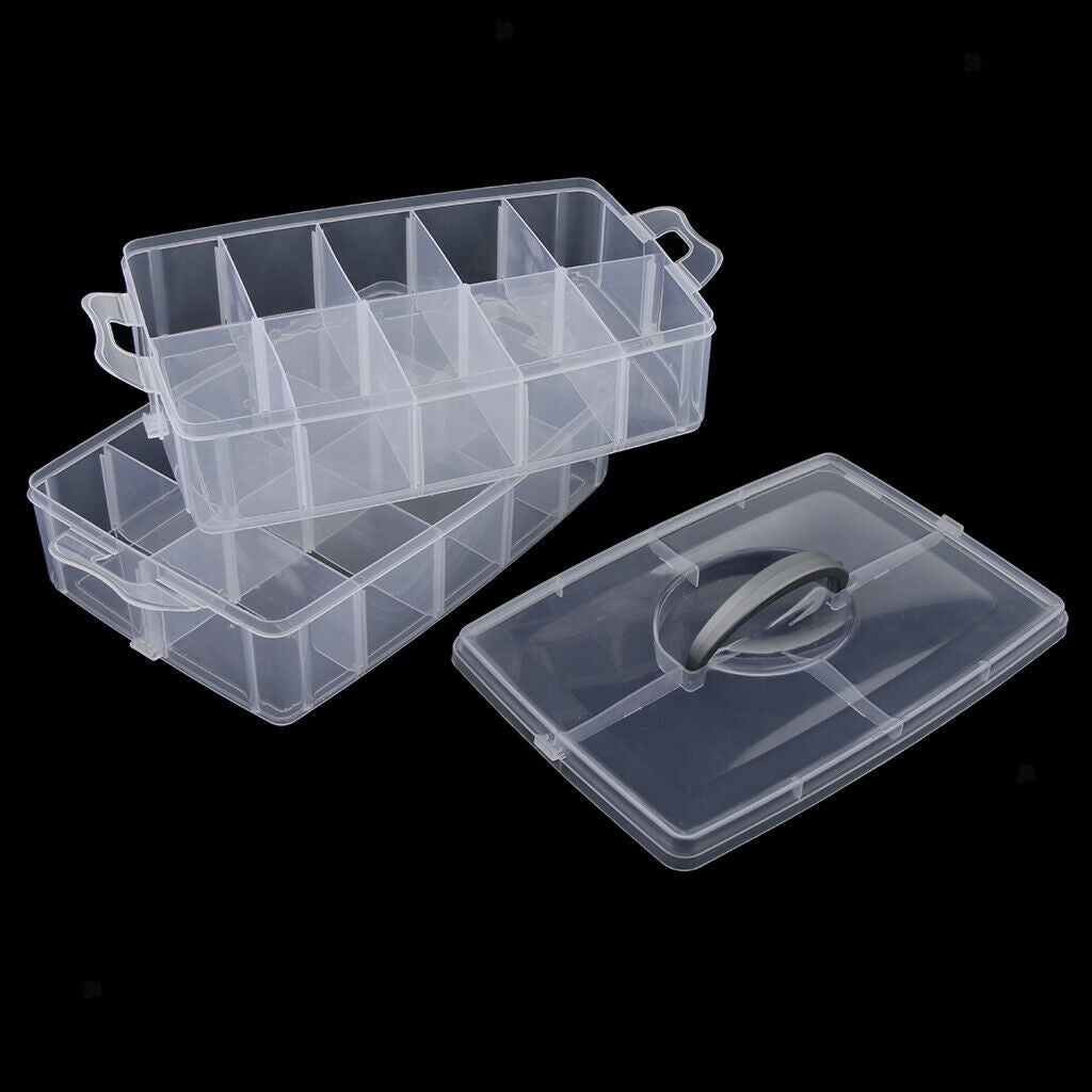Ring,Jewelry,Necklace,Bracelet Storage Box  Dismountable 20 Grid Case White