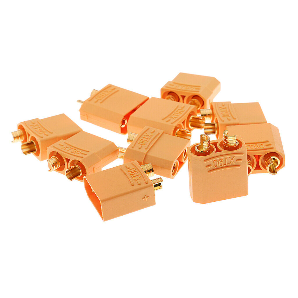 10pcs 90A XT90 Connector Adapter Connector Male Female for RC Lipo