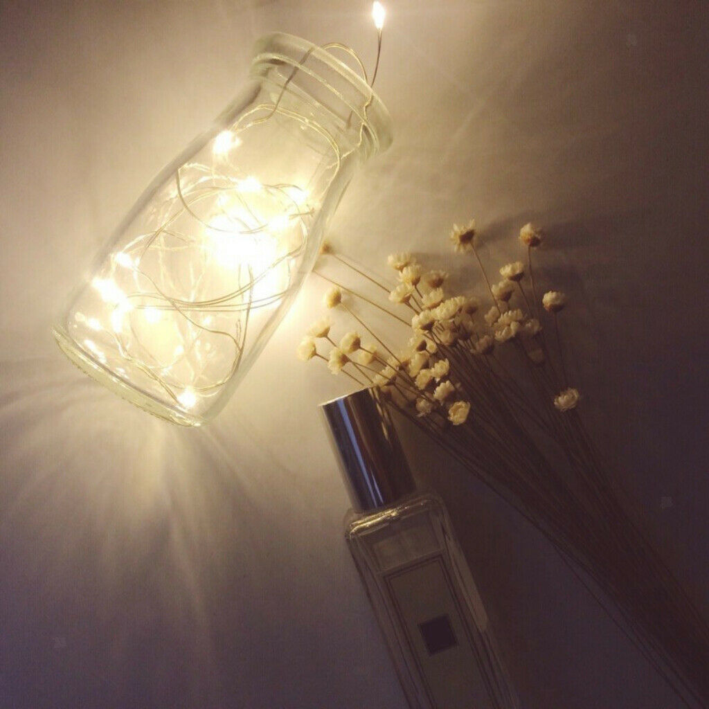 Battery Operated Decorative String Light for Decorations 4 meter_Warm White