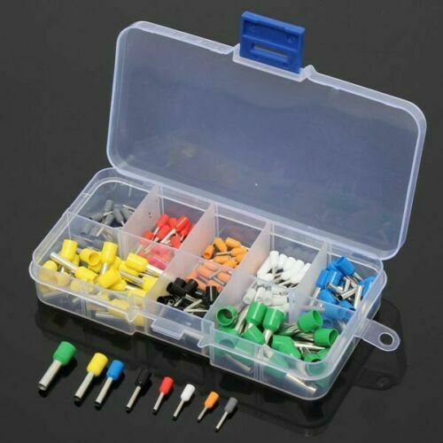 160PCS Terminal Assorted Crimp Spade Insulated Electrical Wire Connector Kit Set