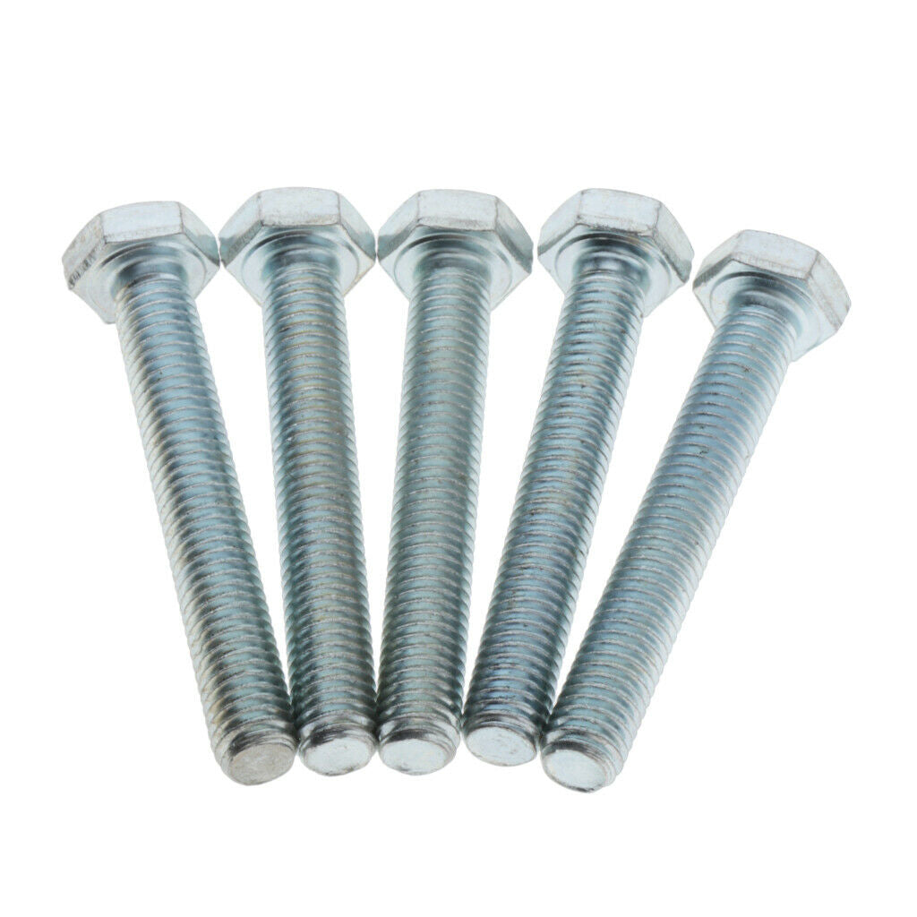 Pack Of 5 Fully Threaded Hex Head Screws With Set Screws