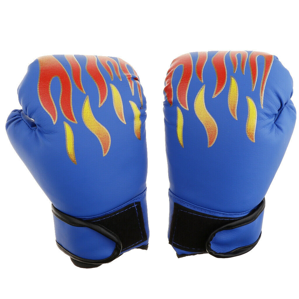 2 Pair Kids PU Leather Bent Boxing Gloves