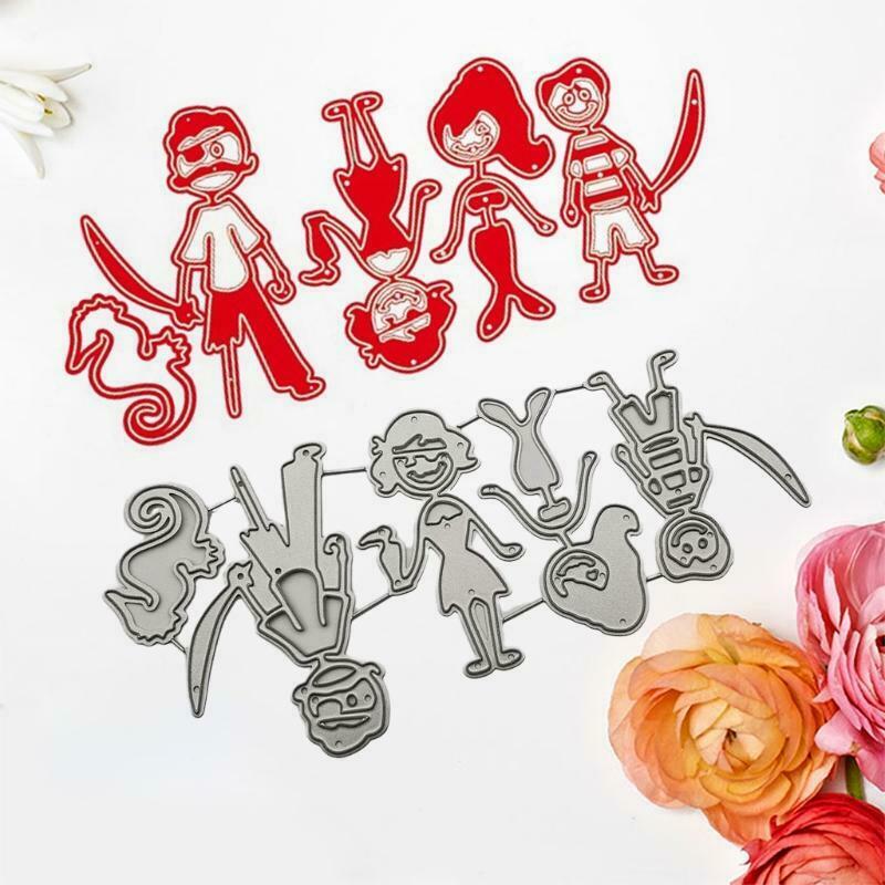 Lovely Family Metal Cutting Dies Stencils DIY Scrapbooking Album Paper Card Mold