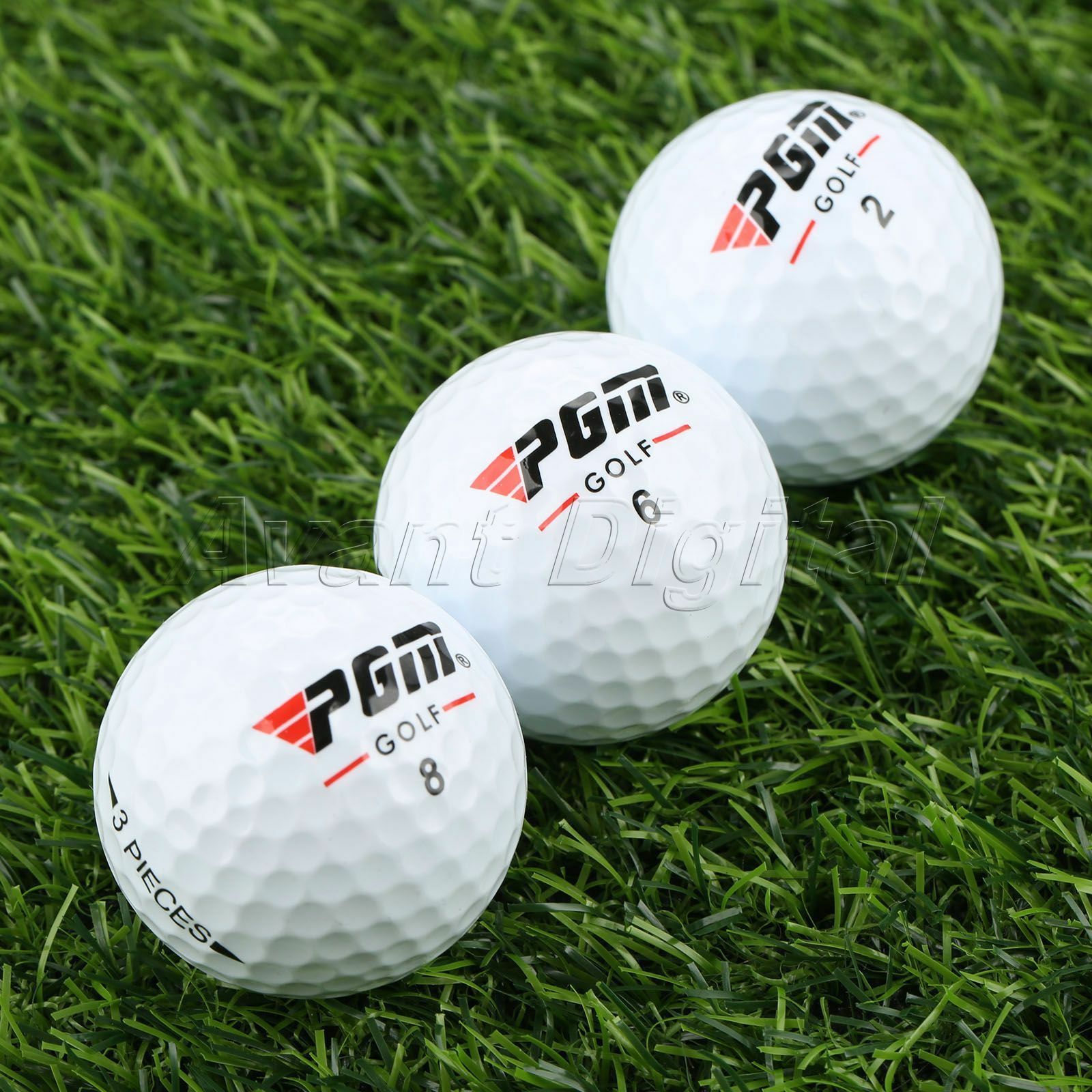 3 Layers PGM Game Ball Dia 42.6mm Golf Balls 3pcs Golf Practice Outdoor Sports