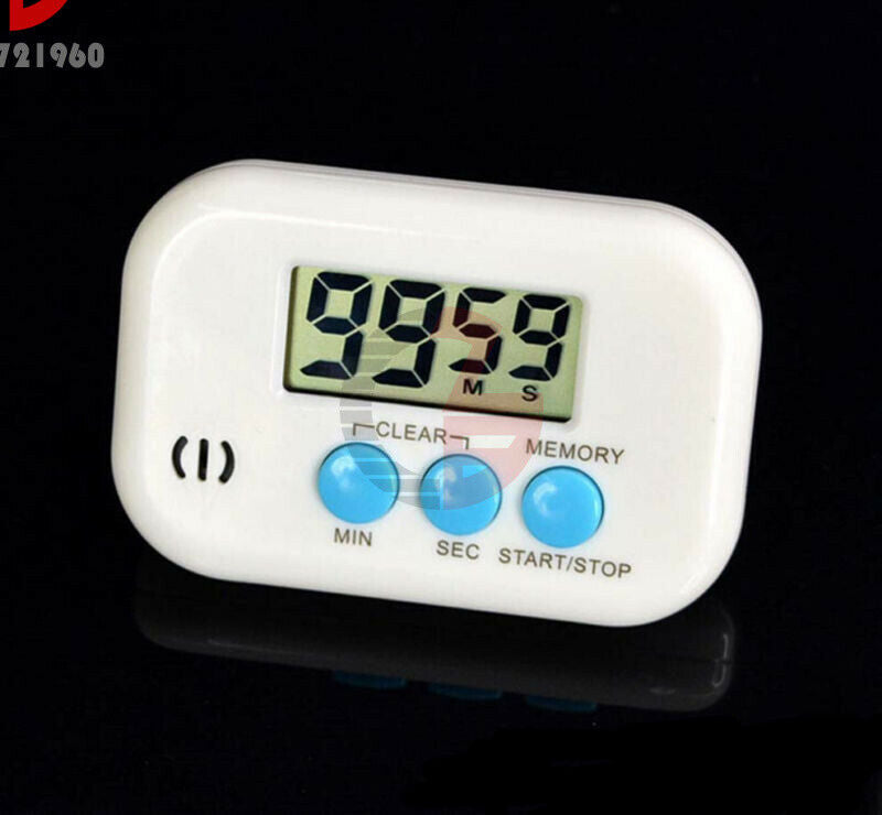 Magnetic Electronic Clock Timer Kitchen Up Count Cooking Digital LCD Down Alarm