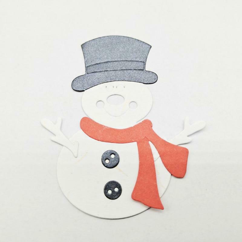 Christmas Snowman Scarf Metal Cutting Dies Stencil DIY Scrapbooking Template