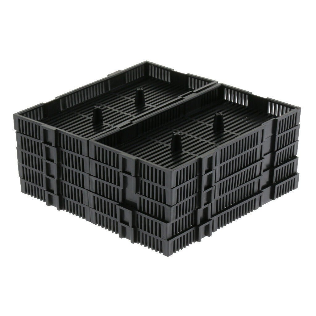 10 Pcs Under Sand Gravel Filter Undergravel Filteration Plate for   Tank