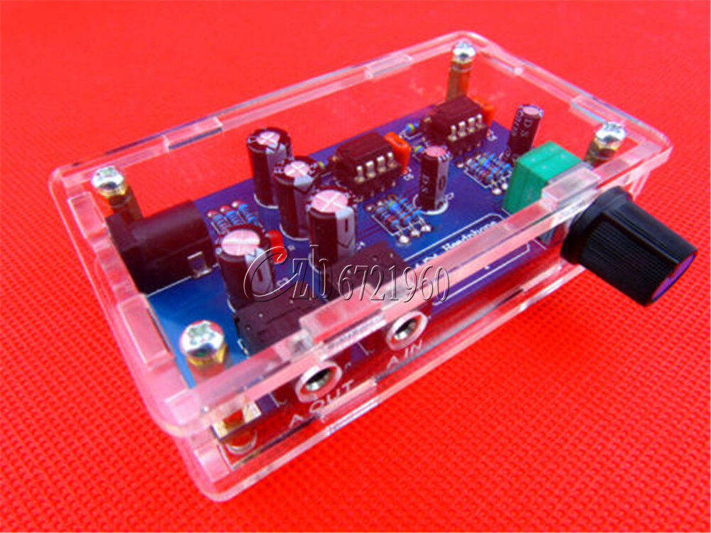Headphone Amplifier Board Kit AMP Module Kit Portable For Classic 47 DIY + Case
